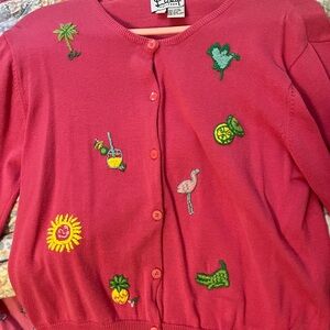 Lily Pulitzer embroidered Cardigan
